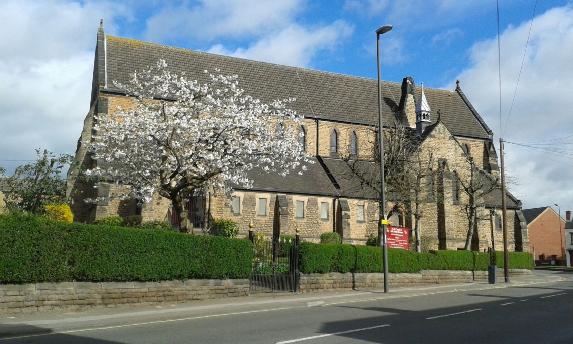 2017. 03. 31 - Holy Trinity with Spring blossom - by John Rollisson