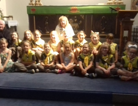 2018. 07. 01 - Holy Trinity Brownies at Parade Mass celebrating their Tenth Anniversary (3)